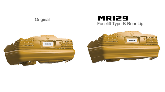Introducing the MR129 FL-Type B Rear Lip for Facelift R129 (1996–2002) – Now Available as a 3D Printable File