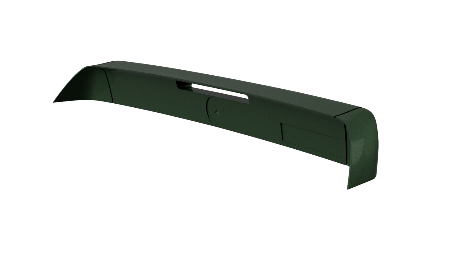 Pre-Merger AMG-Inspired Rear Spoiler with 3rd Brake Light Cutout for Mercedes R129 (1989–2002)