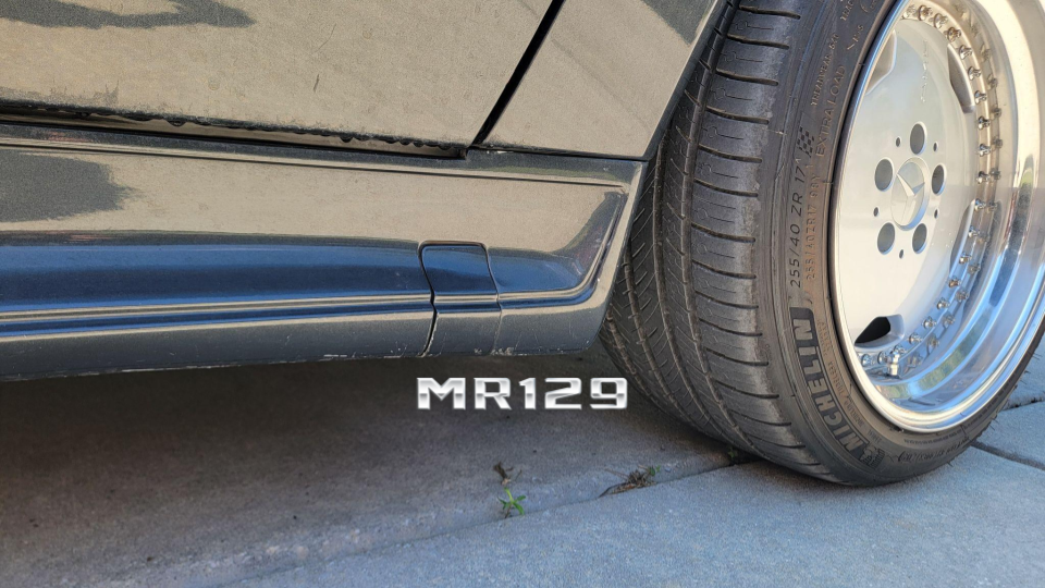 AMG 1 Jack Hole Covers - 4 pc for Mercedes R129