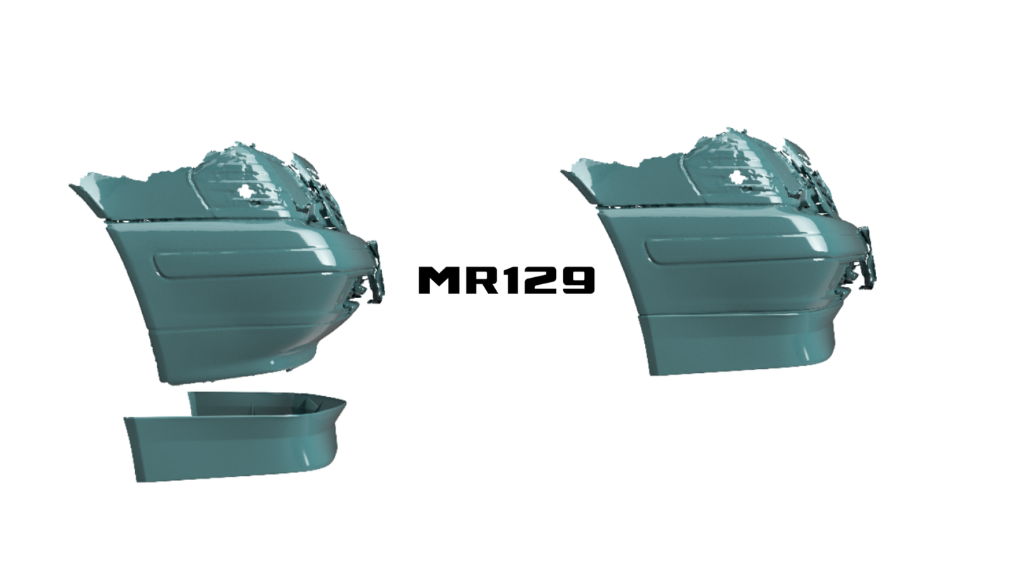 Brabus-Style Front Lip Spoiler for Mercedes R129 (1996–2002 Non-Sport)