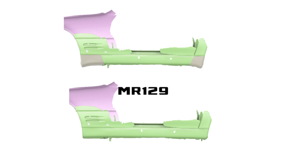 MR129 Type Renn Side Skirt Flare Extension (Facelift R129, 1996–2002 Non‑Sport)