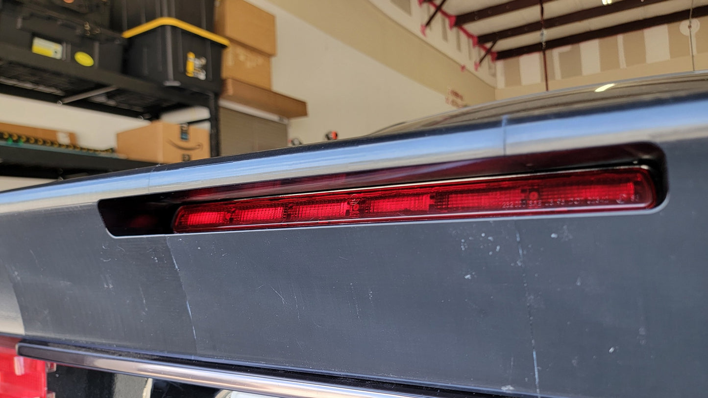 Pre-Merger AMG-Inspired Rear Spoiler with 3rd Brake Light Cutout for Mercedes R129 (1989–2002)