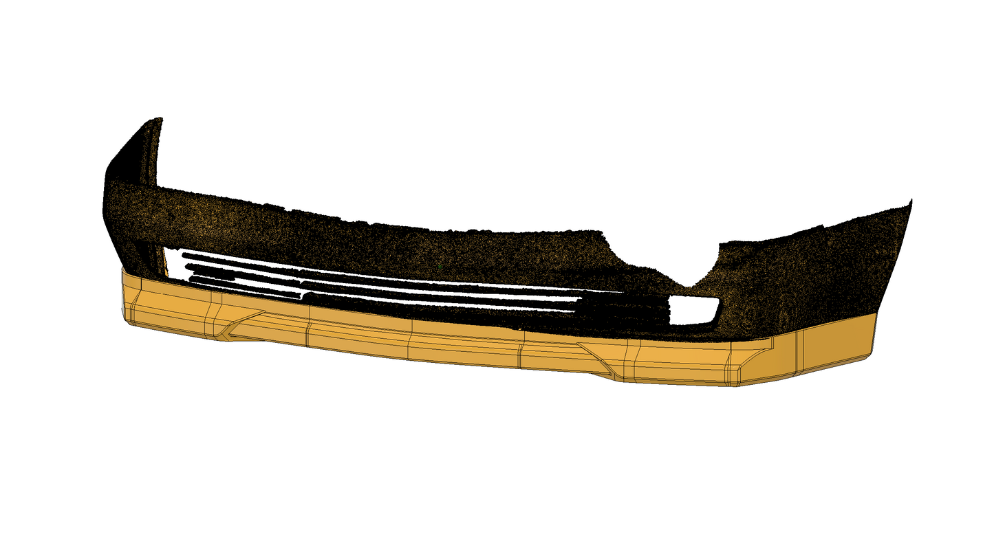 MR129 Type B – Atlas Front Lip | Mercedes-Benz R129 Pre-Facelift (1989–1995) — Digital STL File