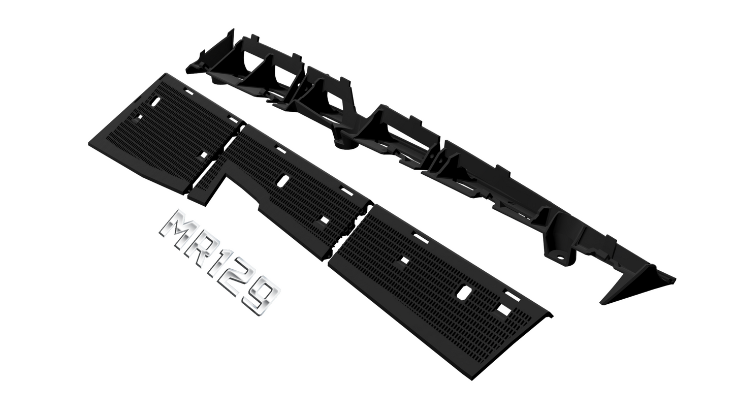 R129 Windshield Rain Guard Replacement - LEFT - Original Part: 1296700108