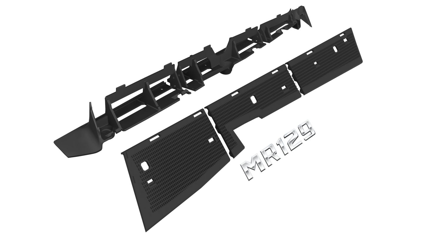 R129 Windshield Rain Guard Replacement - LEFT - Original Part: 1296700108