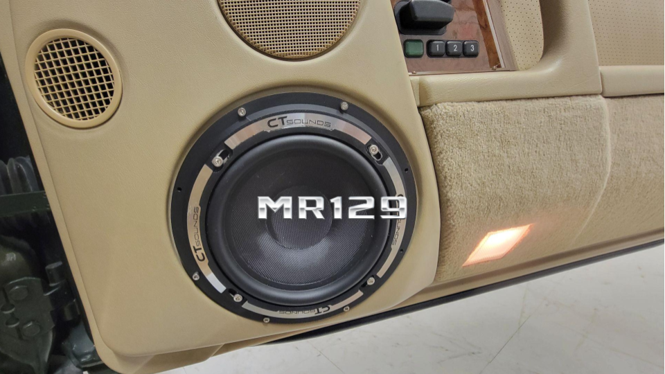 MR129 Front 3-Way Component Speaker Upgrade Bracket Kit for Mercedes R129 (1990–1995)