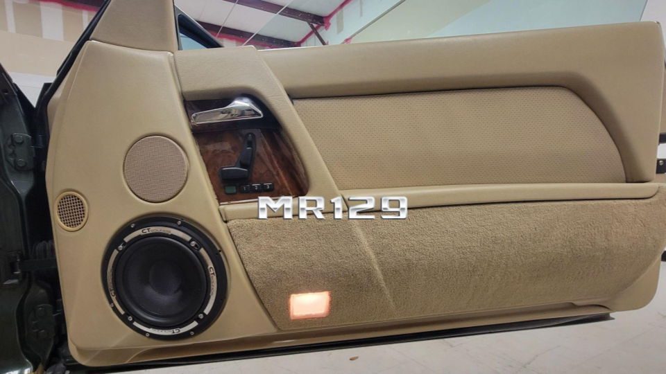 MR129 Front 3-Way Component Speaker Upgrade Bracket Kit for Mercedes R129 (1990–1995)