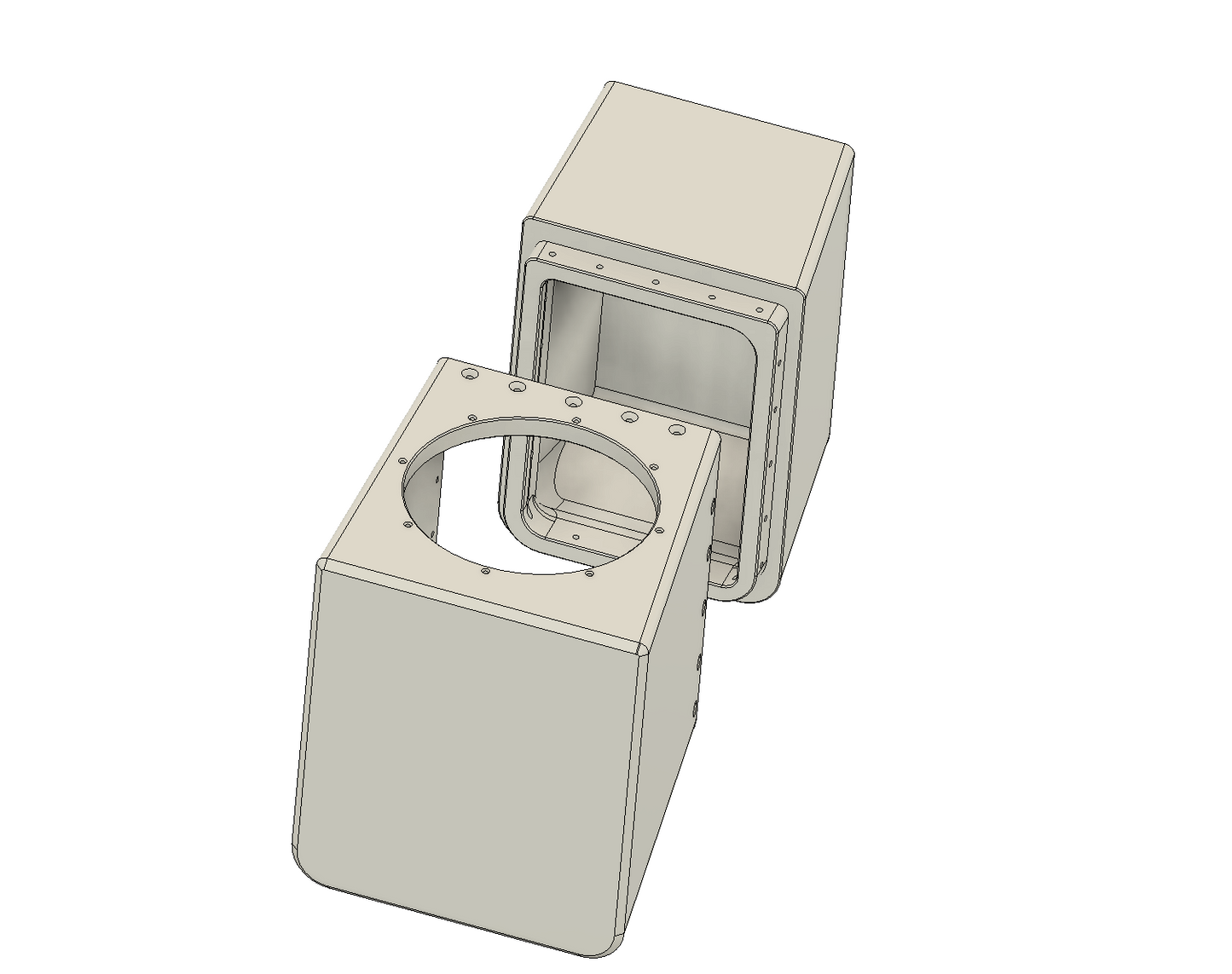 6.5" Rear Trunk Subwoofer Sealed Enclosure for Mercedes R129