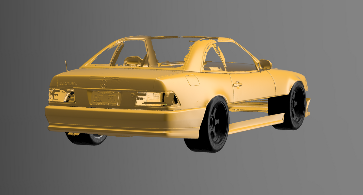 MR129 TYPE B - Sentinel Rear Lip - Mercedes-Benz R129 Pre-Facelift (1989-1995) - Digital STL File