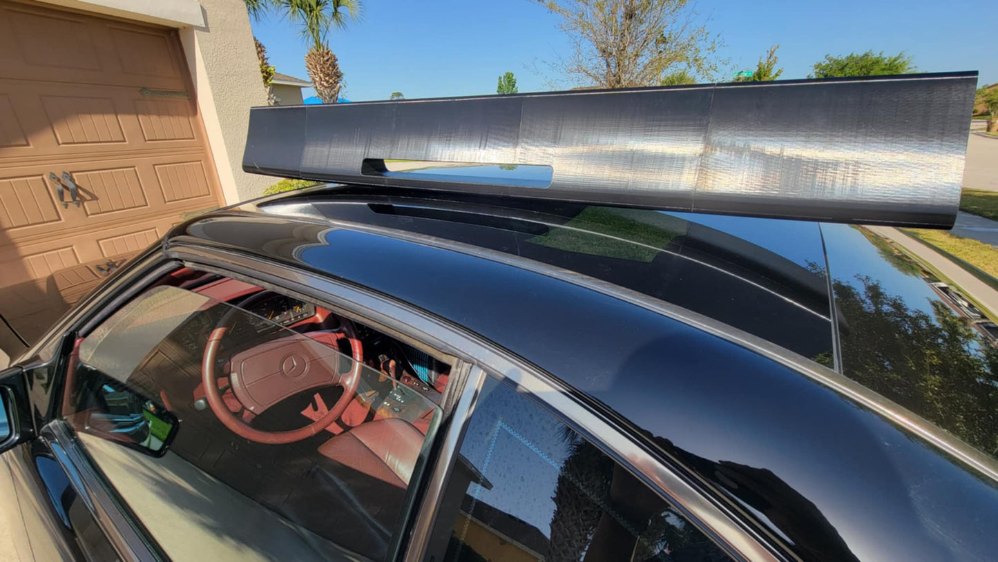 Pre-Merger AMG-Inspired Rear Spoiler with 3rd Brake Light Cutout for Mercedes R129 (1989–2002)