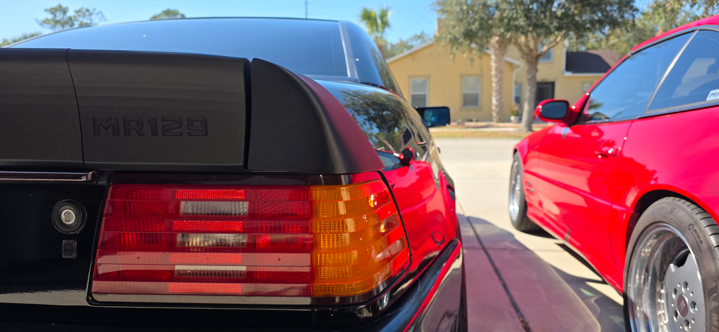 MR129 Rear Ducktail Spoiler AMG Replica for Mercedes R129 (1990–2002) – Laser-Scanned OEM Profile