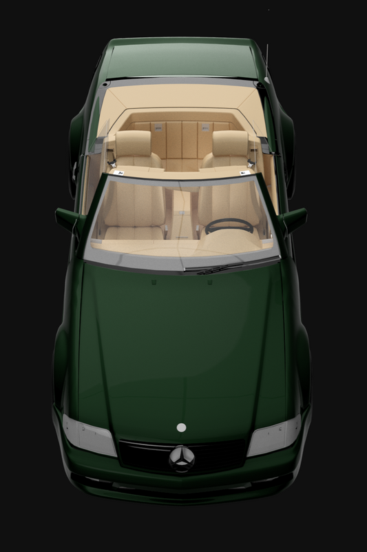 Type A Full Widebody Kit Front Bumper Fenders Side Skirts Rear +20mm for R129 Mercedes MR129 - COMING SOON
