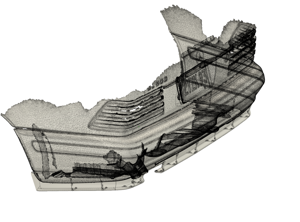 MR129 Type C – Concours Rear Bumper Lip | Mercedes-Benz R129 Facelift Non-Sport (1996–2002) — Digital STL File
