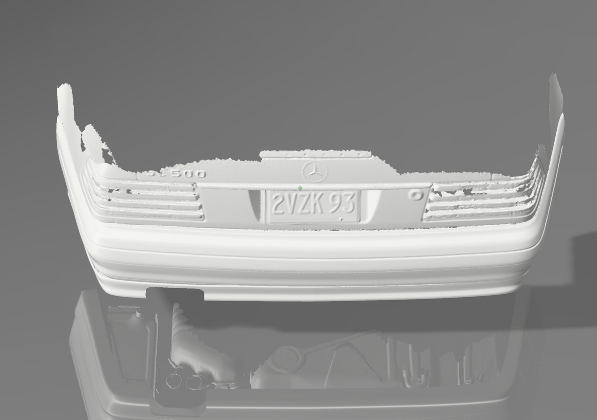 MR129 Type C – Concours Rear Bumper Lip | Mercedes-Benz R129 Facelift Non-Sport (1996–2002) — Digital STL File