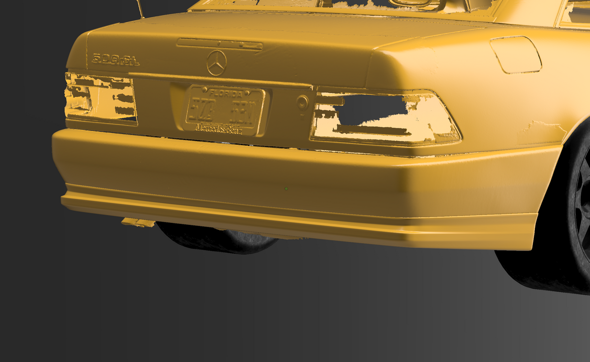 MR129 TYPE B - Sentinel Rear Lip - Mercedes-Benz R129 Pre-Facelift (1989-1995) - Digital STL File
