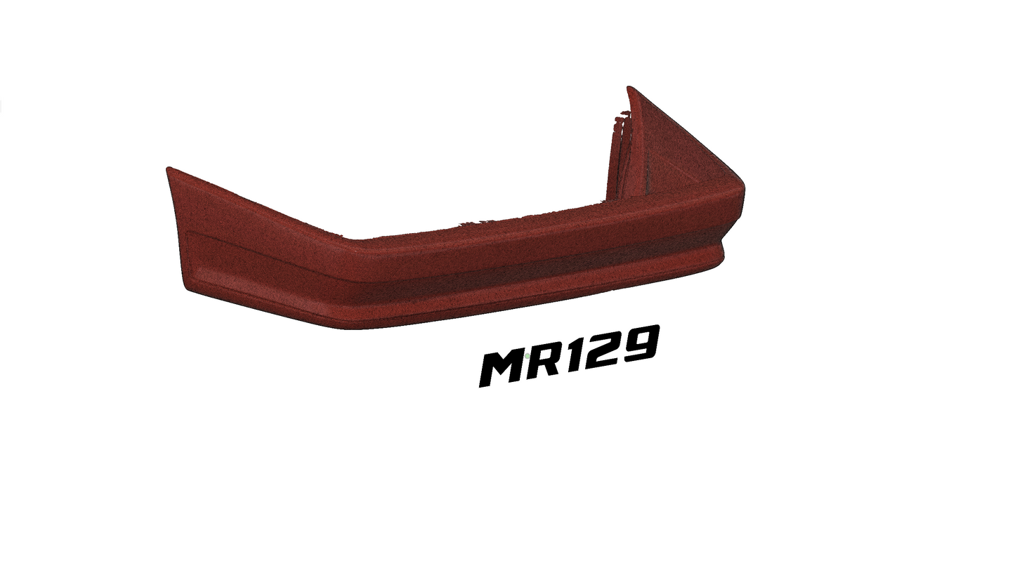 Mercedes R129 (1989–2002) AMG 1 Rear Bumper — High-Resolution 3D Scan (Digital STL Reference File)