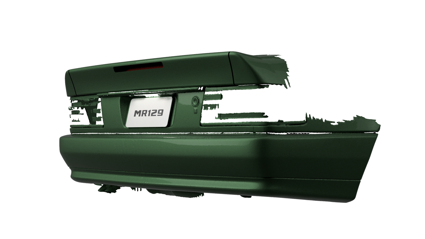 Pre-Merger AMG-Inspired Rear Spoiler with 3rd Brake Light Cutout for Mercedes R129 (1989–2002)