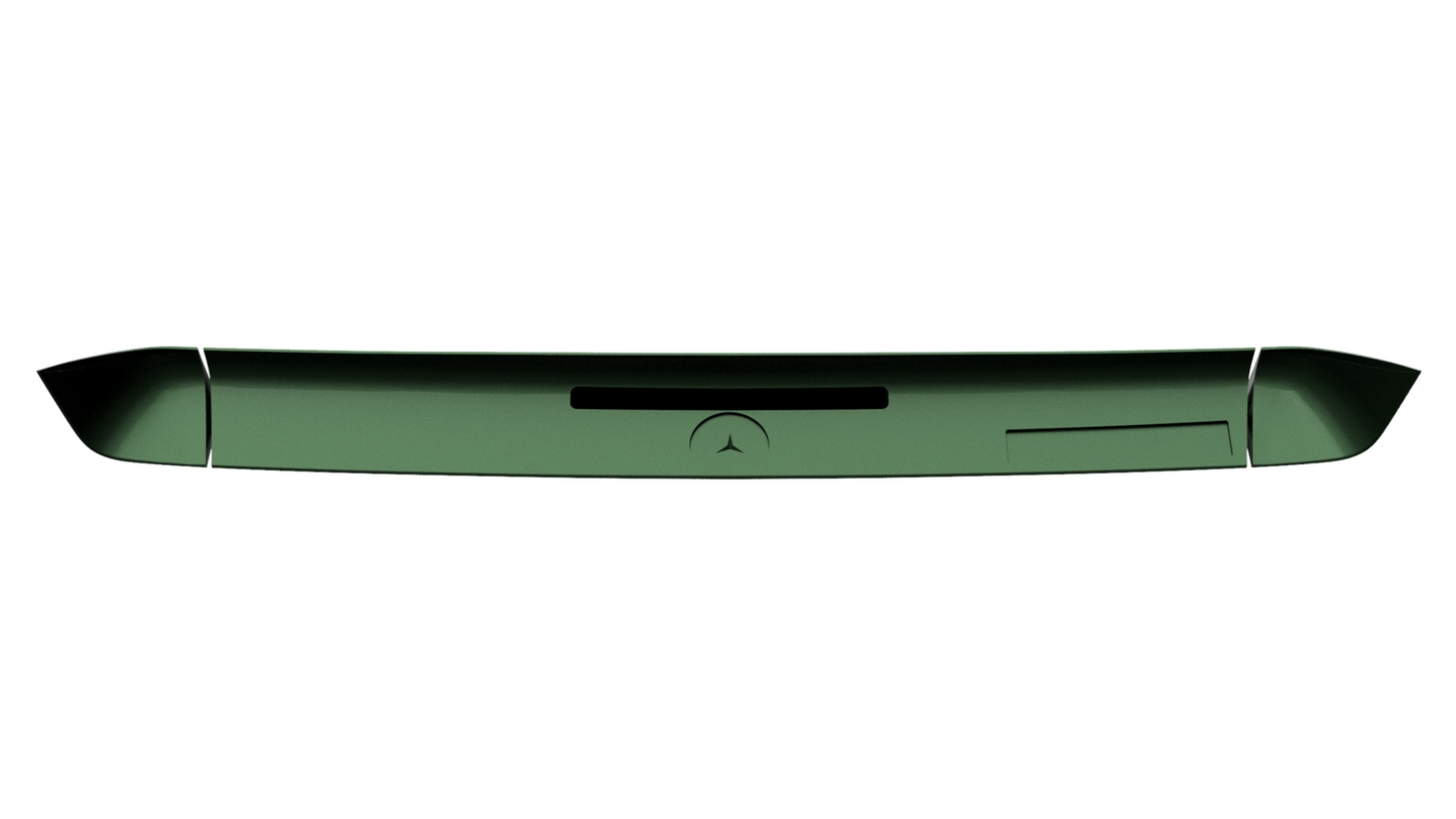 Pre-Merger AMG-Inspired Rear Spoiler with 3rd Brake Light Cutout for Mercedes R129 (1989–2002)
