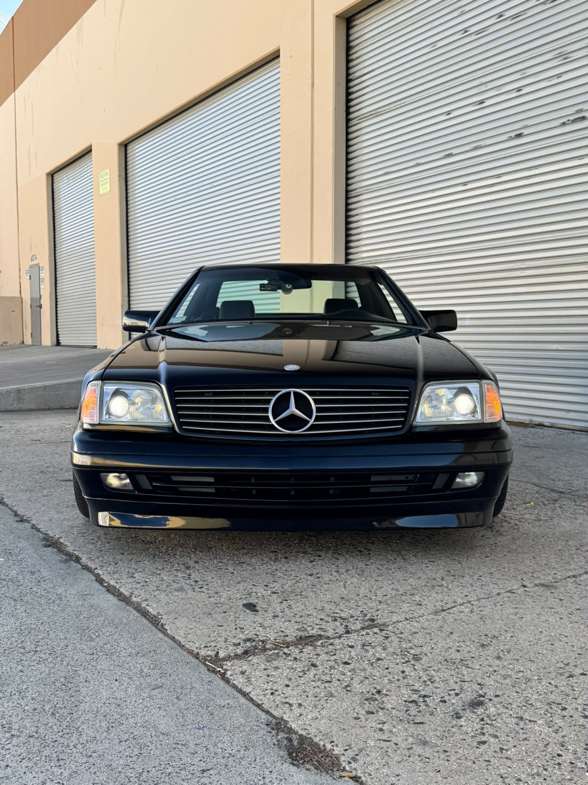 MR129 Type C – Concours Front Lip Mercedes-Benz R129 Facelift Non-Sport (1996–2002) - Ready to Install