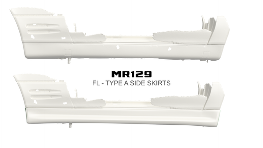 Type A - Full Side Skirt Rocker Panel for Mercedes R129 Facelift FL 1996–2002