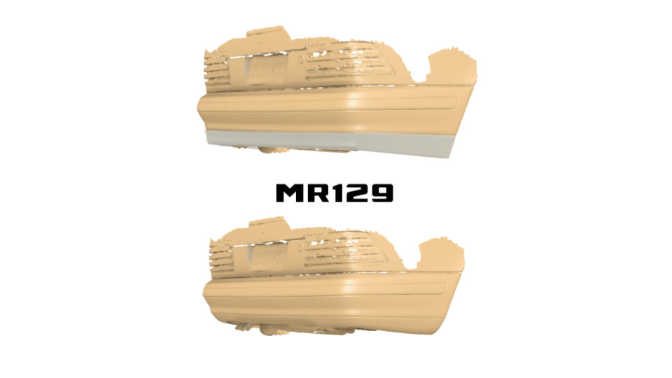 Type-B Rear Lip Spoiler for Mercedes R129 (1996–2002 Facelift Non-Sport)