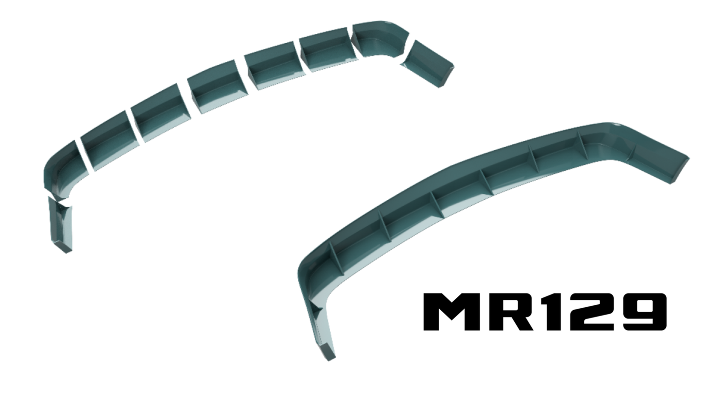 Brabus-Style Front Lip Spoiler for Mercedes R129 (1996–2002 Non-Sport)