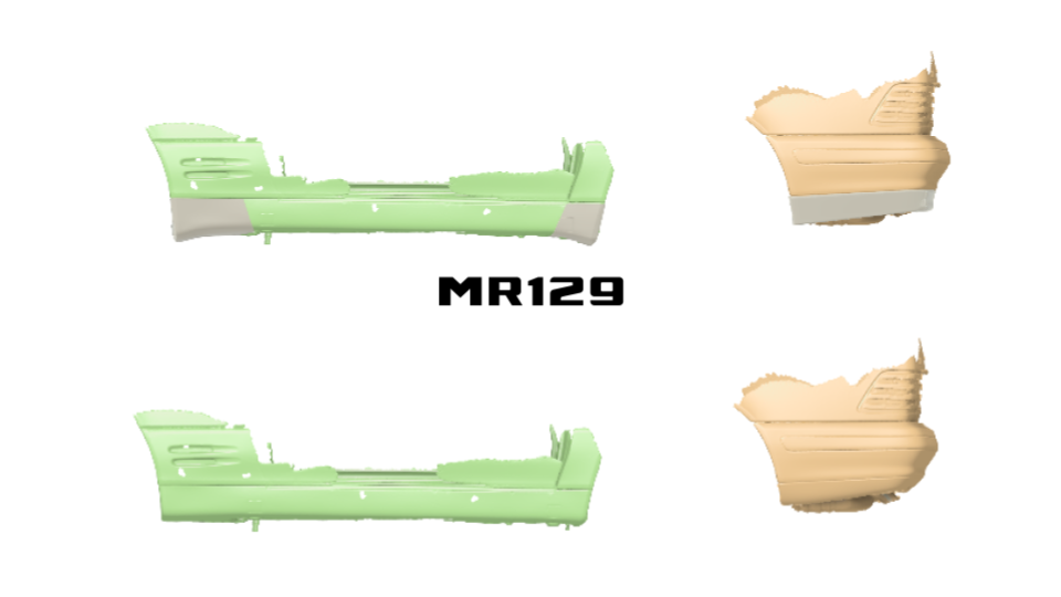 MR129 Type Renn Side Skirt Flare Extension (Facelift R129, 1996–2002 Non‑Sport)