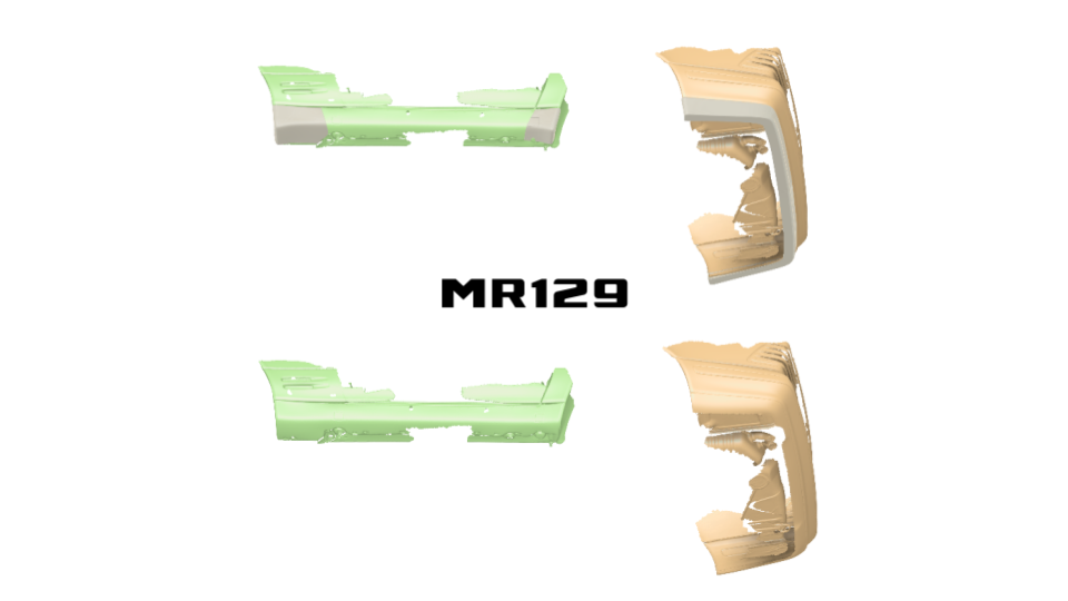 Type-B Rear Lip Spoiler for Mercedes R129 (1996–2002 Facelift Non-Sport)