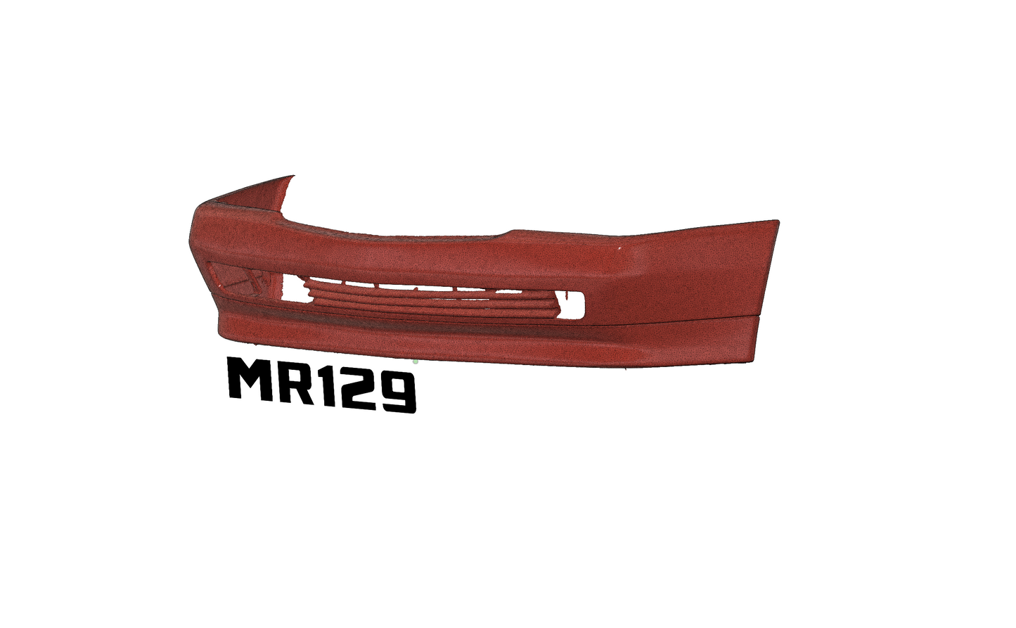 MR129 - R129 Brabus Front Bumper 3D SCAN FILE CAD STL MERCEDES