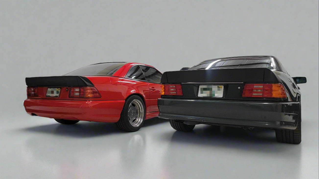 MR129 - Rear spoiler on facelift R129 sport vs AMG 1 spoiler mid-tail