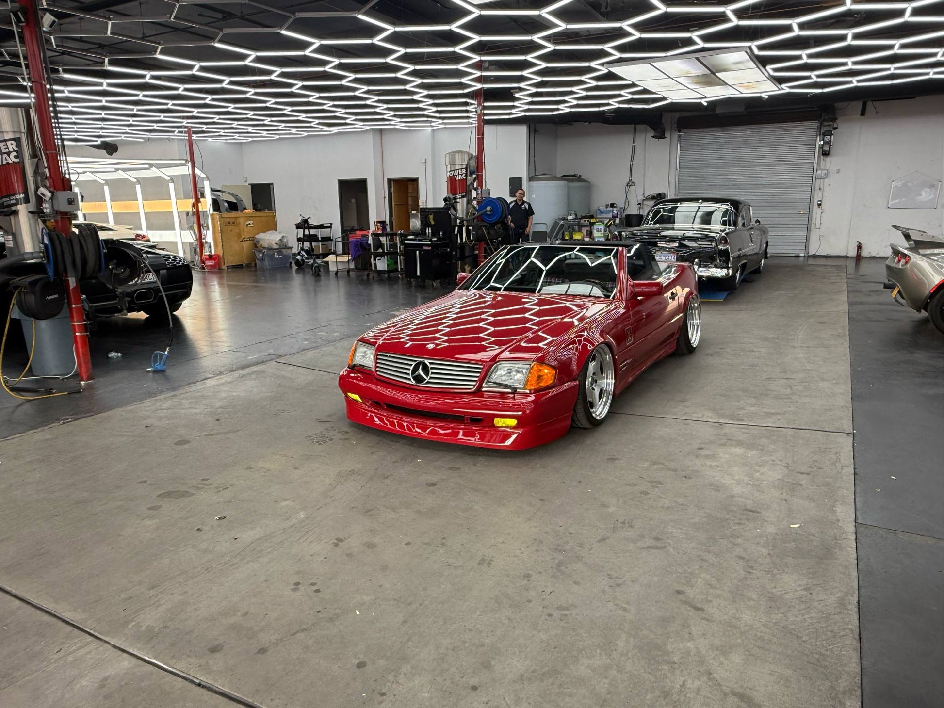 Mercedes R129 chin spoiler, SL500 front lip, R129 FLS-B spoiler kit, AMG sport bumper lip, SL600 front spoiler, MR129 chin lip for R129, R129 sport bumper upgrades, 1996–2002 Mercedes SL lip kit, Mercedes R129 aero parts, FLS front lip Mercedes, R129 V8 front lip, R129 V12 sport kit, R129 front bumper add-on