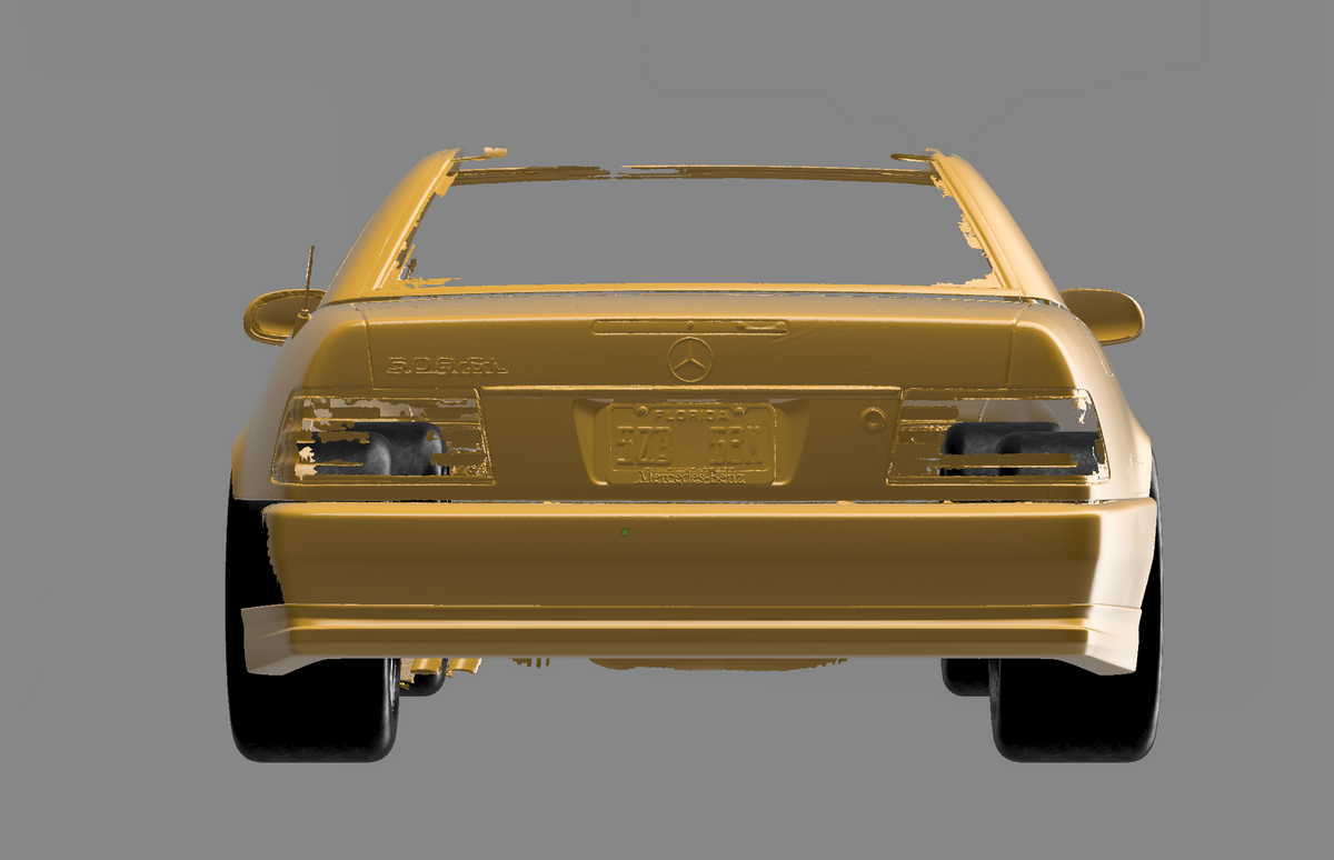 MR129 TYPE B - Sentinel Rear Lip - Mercedes-Benz R129 Pre-Facelift (1989-1995) - Digital STL File