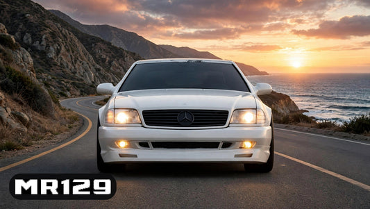 MR129 FLS Type A – Phantom Front Lip | Mercedes-Benz R129 Facelift Sport Package (1996–2002) — Ready-to-Install