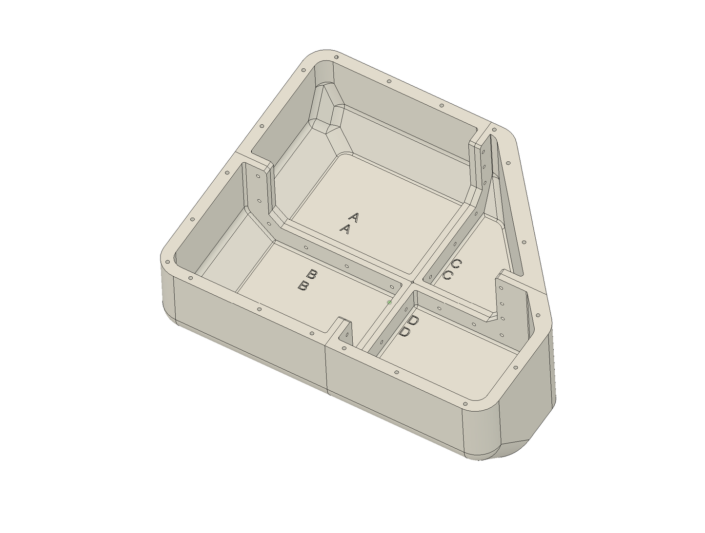 Rear Cubby Storage Subwoofer Enclosure for Mercedes R129 (1990–2002)