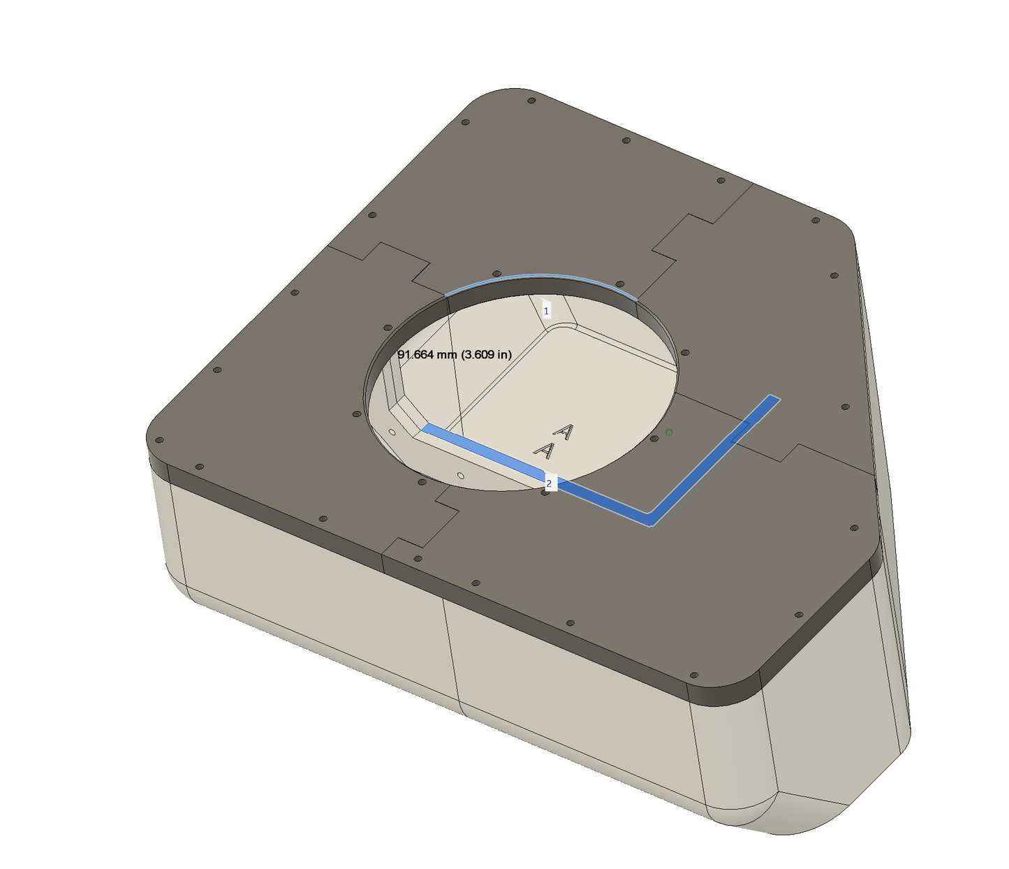Rear Cubby Storage Subwoofer Enclosure for Mercedes R129 (1990–2002)