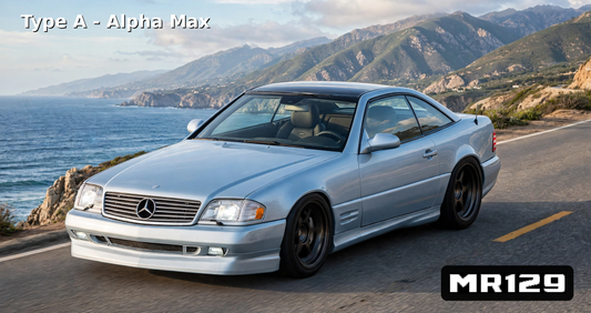 MR129 FLS Type A – Alpha Front Lip | Mercedes-Benz R129 Facelift Sport Package (1996–2002) — Ready-to-Install